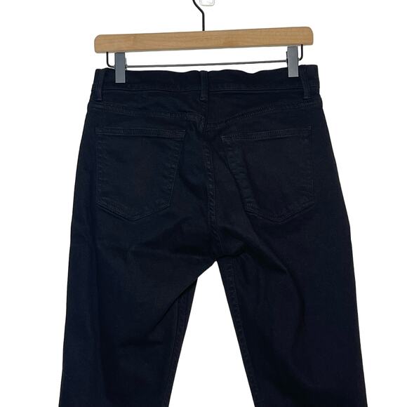 GRLFRND Denim Women's 27 Belluci Logo Spell Out Stirrup Jeans Black - Picture 6 of 9